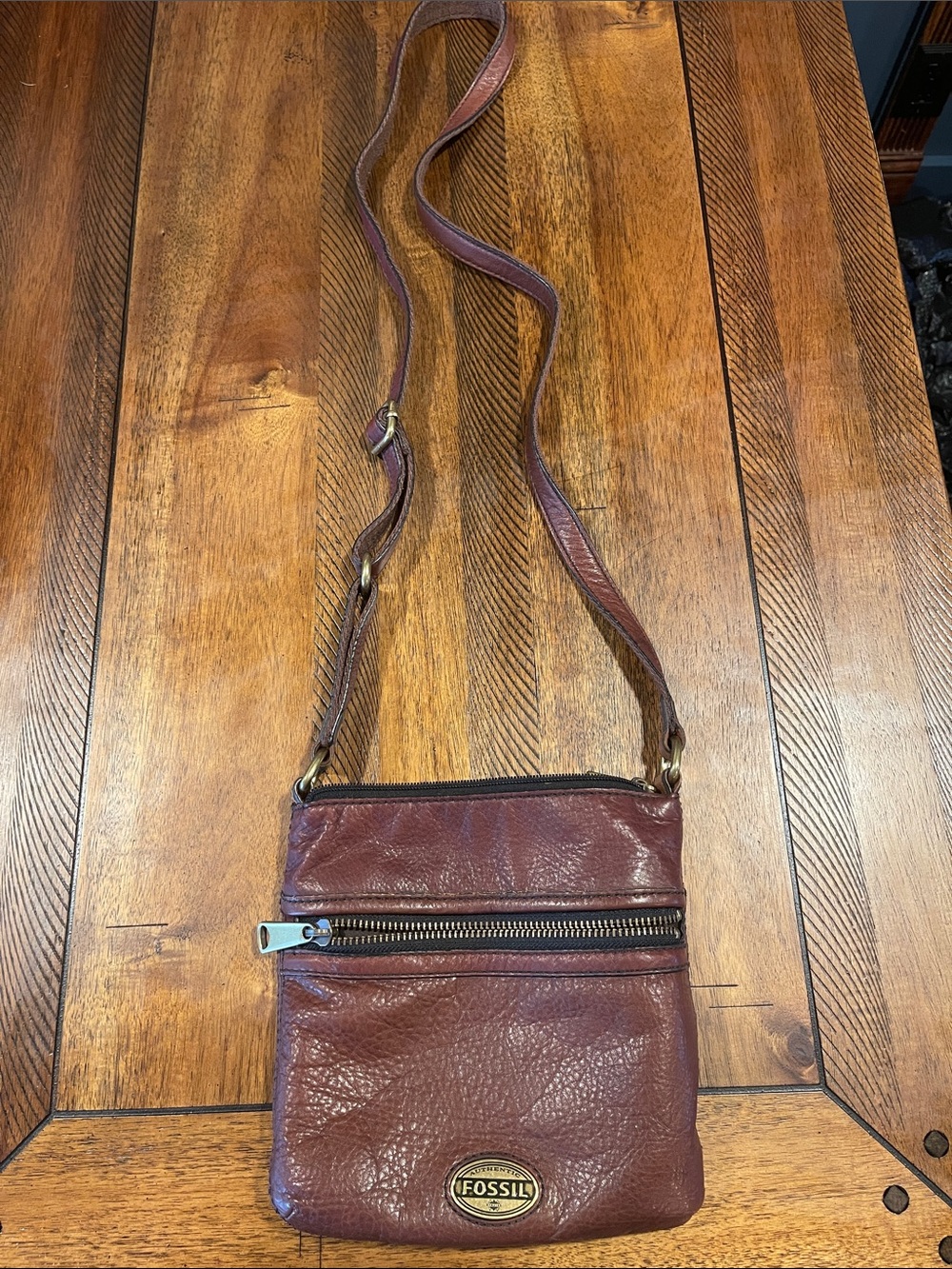 Fossil Leather Crossbody Purse